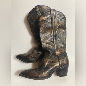 Dan Post leather cowboy boots Size 10M Style DP 3245 brown